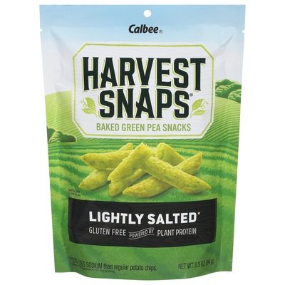 Harvest Snaps Green Pea Snack Lightly Salted Baked 12/3.3 Oz [UNFI #0738971]