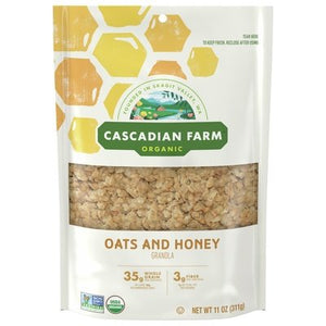 Cascadian Farm Granola Oats And Honey 4/11 Oz [UNFI #2941995]