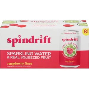 Spindrift Sparkling Water Raspberry Lime 3/8/12 Fz [UNFI #2390540]