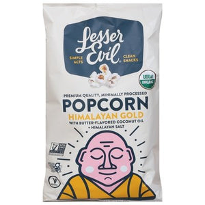 Lesser Evil Popcorn Himalayan Gold 12/4.6 Oz [UNFI #2846392]