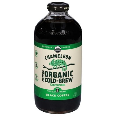 Chameleon Coffee Organic Handcrafted Cold-Brew Black 6/32 Fz [UNFI #1150820]