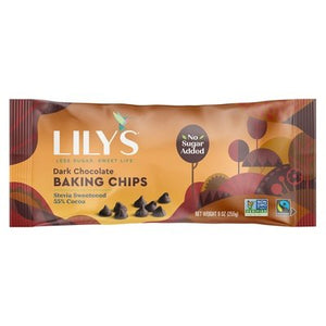 Lilys Sweets Baking Chips Dark Chocolate 12/9 Oz [UNFI #1272608]