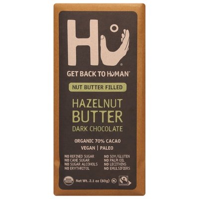 Hu Dark Chocolate Organic Hazelnut Butter 70% Cacao 12/2.1 Oz [UNFI-CARLISLE #2739571]