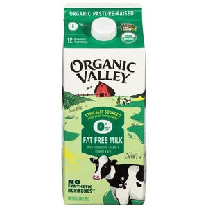 Organic Valley Milk Fat Free 0% Milk Fat 6/64 Fz [UNFI #0644765]