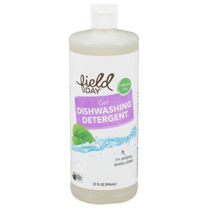 Field Day Gel Fragrance-Free Dishwashing Detergent 12/32 Fz [UNFI #2970416]