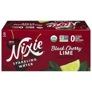 Nixie Sparkling Water Black Cherry Lime 3/8/12 Fz [UNFI #2910727]
