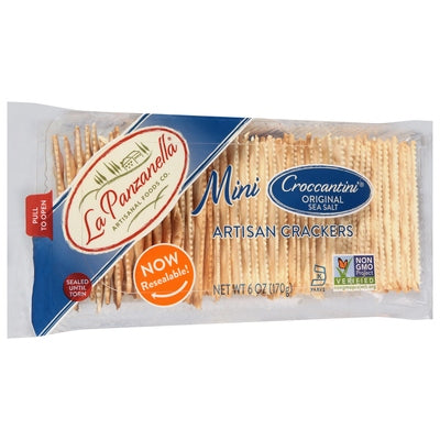 La Panzanella Artisan Crackers Original Sea Salt 12/6 Oz [UNFI #1572668]
