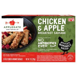 Applegate Farms Breakfast Sausage Chicken & Apple 12/7 Oz [UNFI #1225648]