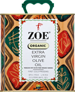 Zoe Olive Oil Extra Virgin Organic 4/88 Fz [UNFI #2334290]