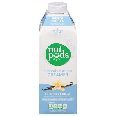 Nutpods Creamer Almond + Coconut French Vanilla 6/25.4 Fz [UNFI #2670917]