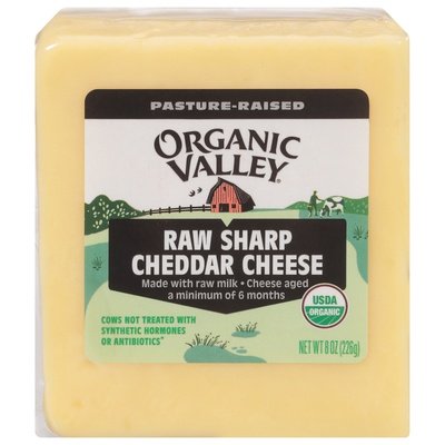 Organic Valley Cheddar Sharp 12/8 Oz [UNFI #0198408]