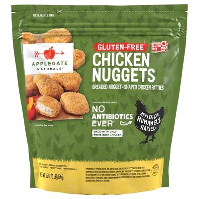 Applegate Farms Nuggets Gluten-Free Chicken Breaded 6/16 Oz [UNFI #1851492]