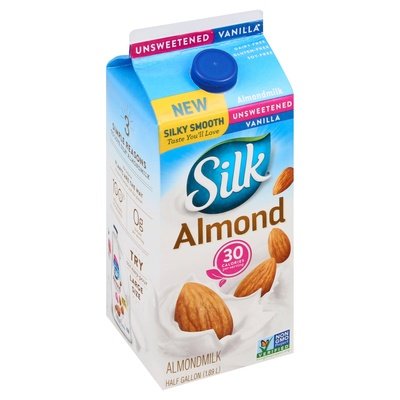 Silk Almond Milk Unsweetened Vanilla 6/64 Fz [UNFI #1140573]