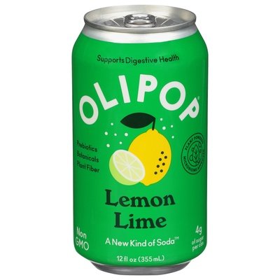 Olipop Soda Lemon Lime 12/12 Fz [UNFI #2921815]