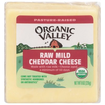 Organic Valley Cheddar Mild 12/8 Oz [UNFI #0222208]