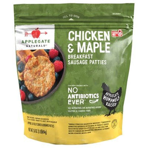 Applegate Farms Sausage Patties Chicken & Maple Breakfast 6/16 Oz [UNFI #2920916]