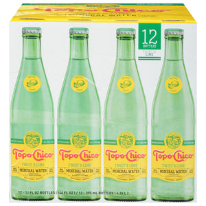 Topo Chico Mineral Water Twist Of Lime Carbonated 1/12/12 Fz [UNFI #2464345]