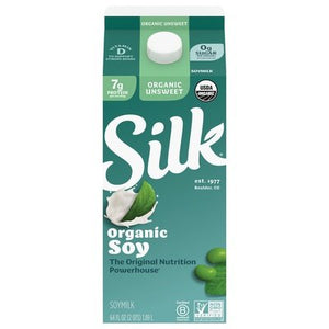 Silk Soymilk Organic Unsweet 6/64 Fz [UNFI #0362525]
