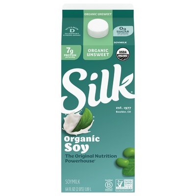 Silk Soymilk Organic Unsweet 6/64 Fz [UNFI #0362525]