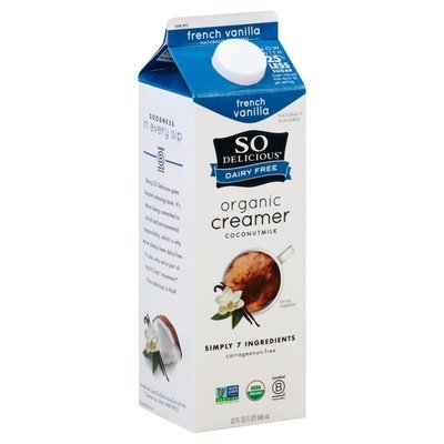 So Delicious Creamer Organic Coconutmilk French Vanilla 12/32 Fz [UNFI #2383479]