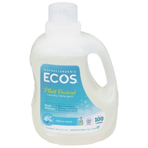 Earth Friendly Products Laundry Detergent Free & Clear Plant Powere 4/100 Fz [UNFI #0285262]