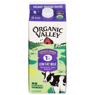 Organic Valley Milk Low Fat 1% Milk Fat 6/64 Fz [UNFI #0644740]