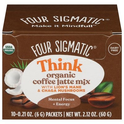 Four Sigmatic Coffee Latte Mix Organic Think 1/10 Ct [UNFI-CARLISLE #2564813]
