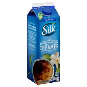 Silk Creamer Dairy-Free Soy Vanilla 12/32 Fz [UNFI #0343905]