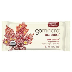 Gomacro Macrobar Maple Sea Salt 12/2.3 Oz [UNFI-CARLISLE #2418192]