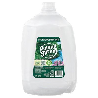 Poland Spring Spring Water 100% Natural 6/1 Gal [UNFI #0747808]