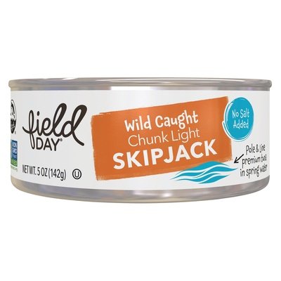 Field Day Skip White Albacore Tuna No Salt 12/5 Oz [UNFI #2042091]