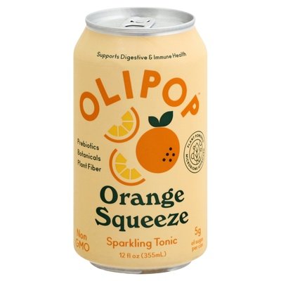 Olipop Sparkling Tonic Orange Squeeze 12/12 Fz [UNFI #2639151]