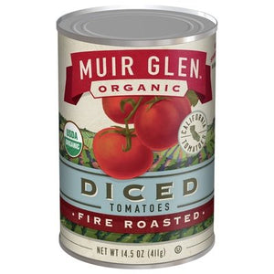 Muir Glen Tomatoes Fire Roasted Diced 12/14.5 Oz [UNFI #0106351]