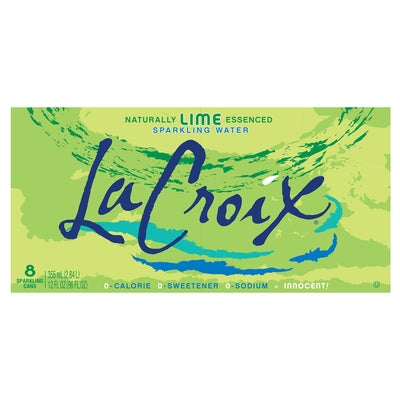 Lacroix Sparkling Water Lime 3/8/12 Fz [UNFI #1246354]