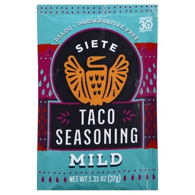 Siete Taco Seasoning Mild 12/1.31 Oz [UNFI #2522266]