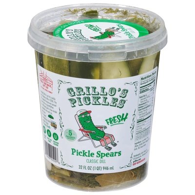Grillos Pickles Pickle Spears Fresh Classic Dill 6/32 Fz [UNFI #1823848]