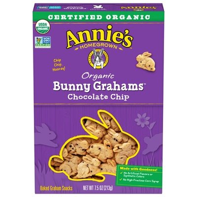 Annies Homegrown Bunny Grahams Chocolate Chip 12/7.5 Oz [UNFI #1989870]