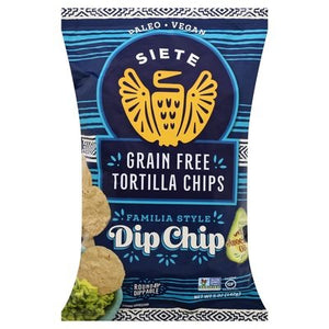 Siete Tortilla Chips Grain Free Dip Chip Familia Style 12/5 Oz [UNFI #2520260]