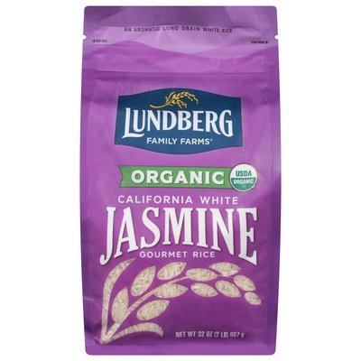 Lundber Family Farms White Rice Organic Jasmine 6/2Lb [UNFI #1166925]