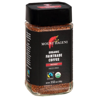 Mount Hagen Coffee Organic Fairtrade Instant Freeze-Dried 6/3.53 Oz [UNFI #2220556]