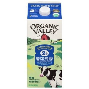 Organic Valley Milk Reduced Fat 2% Milk Fat 6/64 Fz [UNFI #0904672]
