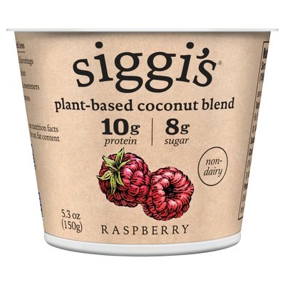 Siggis Coconut Blend Plant-Based Raspberry 12/5.3 Oz [UNFI #2941425]
