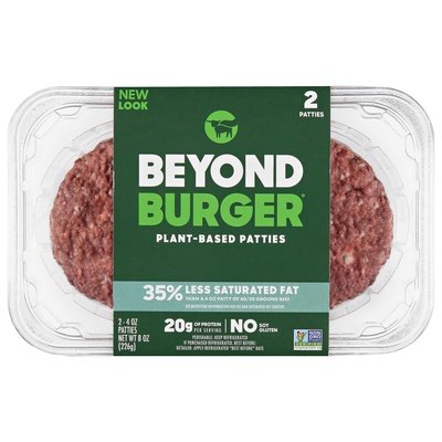 Beyond Meat Beyond Burger Patties Plant-Based 8/8 Oz [UNFI #2020006]