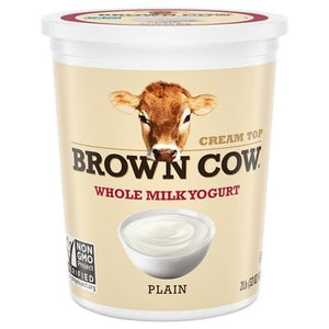 Brown Cow Whole Milk Yogurt Plain 6/32 Oz [UNFI #0391870]