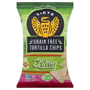 Siete Tortilla Chips Grain Free Lime 12/5 Oz [UNFI #2007920]