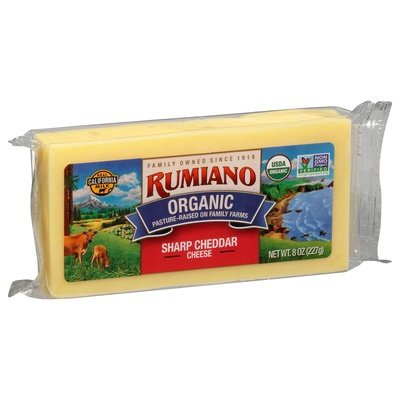 Rumiano Cheese Sharp Cheddar 12/8 Oz [UNFI #1117068]