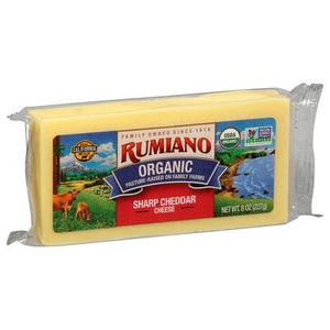 Rumiano Cheese Sharp Cheddar 12/8 Oz [UNFI #1117068]
