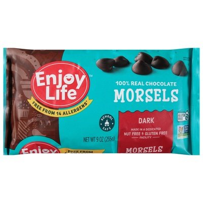 Enjoy Life Morsels Dairy Free Dark 100% Real Chocolate 12/9 Oz [UNFI #1501360]