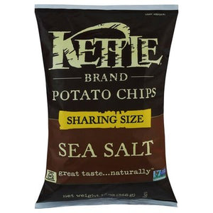 Kettle Brand Potato Chips Sea Salt Party Size 9/13 Oz [UNFI #2342376]