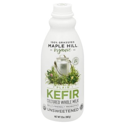 Maple Hill Creamery Kefir Organic Plain Unsweetened 6/32 Oz [UNFI #1795970]